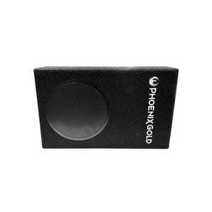 Phoenix Gold ZX18PBS ZX Series 8 Inch Sub Slim Subwoofer Enclosure Box 200w RMS