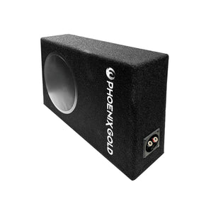 Phoenix Gold ZX18PBS ZX Series 8 Inch Sub Slim Subwoofer Enclosure Box 200w RMS - CEN