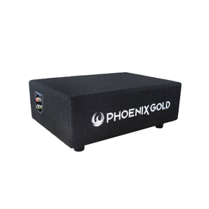 Phoenix Gold ZX18PDF 8 Inch Sub Enclosure Slim Passive Subwoofer Box 250w RMS