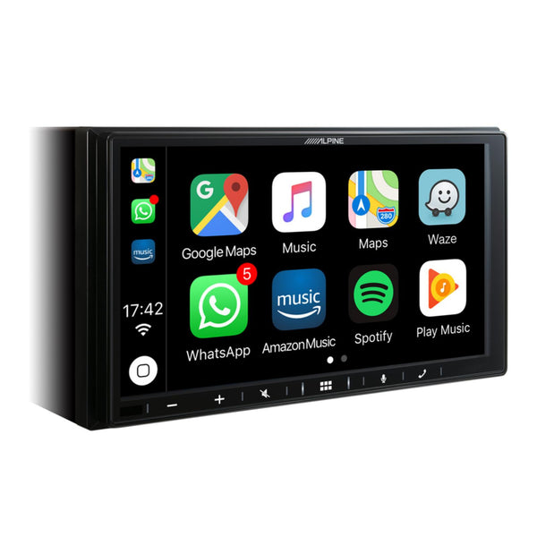 Alpine iLX-W650BT Apple CarPlay Android Auto Bluetooth Shallow Mount Car Stereo - CEN