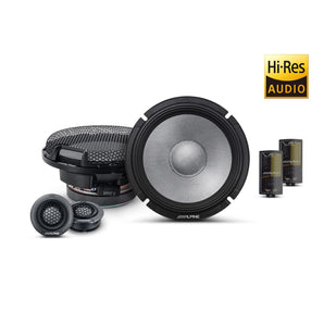 Alpine R2-S65C Speakers 6.5 Inch 16.5cm 2022 R Series 2 Way Component 100w RMS - CEN