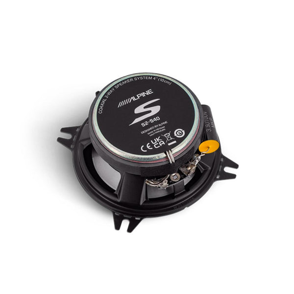Alpine S2-S40 Speakers 4 Inch 10cm S2 Series Car 2 Way Coaxial 55w RMS Pair - CEN