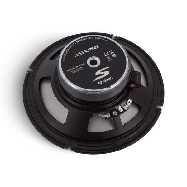 Alpine S2-S80C Speakers 8 Inch 20cm S2 Series 2 Way Component 85w RMS Pair - CEN