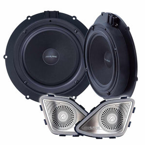 Alpine SPC-106T6 Component Speakers and Tweeters for Volkswagen Transporter T6 - CEN