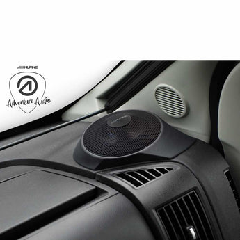 Alpine SPC-R100-DU Full Range 12cm Dash Pod Speakers for Fiat Ducato 3 45w RMS - CEN