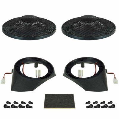 Alpine SPC-R100-DU Full Range 12cm Dash Pod Speakers for Fiat Ducato 3 45w RMS