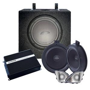 Alpine 6 Channel DSP Amplifier, Subwoofer & Speakers for VW Transporter T6.1 - CEN