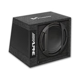 Alpine SWD-355 Subwoofer Amplified Powered Active Sub with Wired Remote 150w RMS - CEN