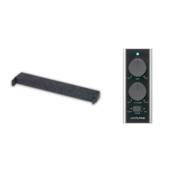 Alpine SWE-815 Subwoofer Amplified Powered Active Sub with Wired Remote 100w RMS - CEN