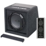 Alpine SWE-815 Subwoofer Amplified Powered Active Sub with Wired Remote 100w RMS - CEN
