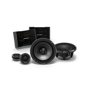 Alpine HDZ-65C Status Speakers Hi-Res 6.5 Inch 16.5cm 2 Way Component 100w RMS