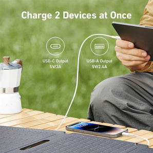 Anker SOLIX 30w Portable Solar Panel PS30 for On-the-Go Charging with USB - CEN