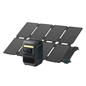 Anker C300X AC Portable Power Station + 100W PS100X Solar Panel