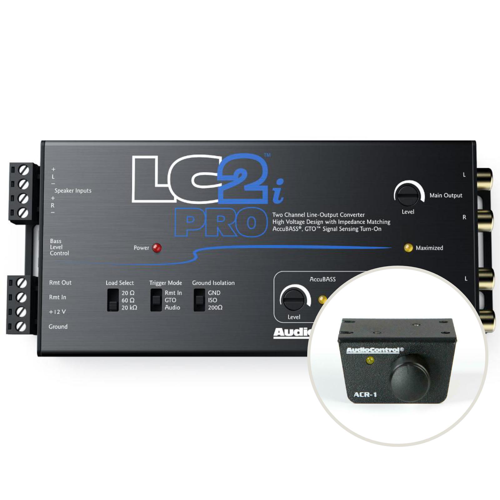 AudioControl LC2i Pro 2 Channel Active Line Out Converter accubass wit ...