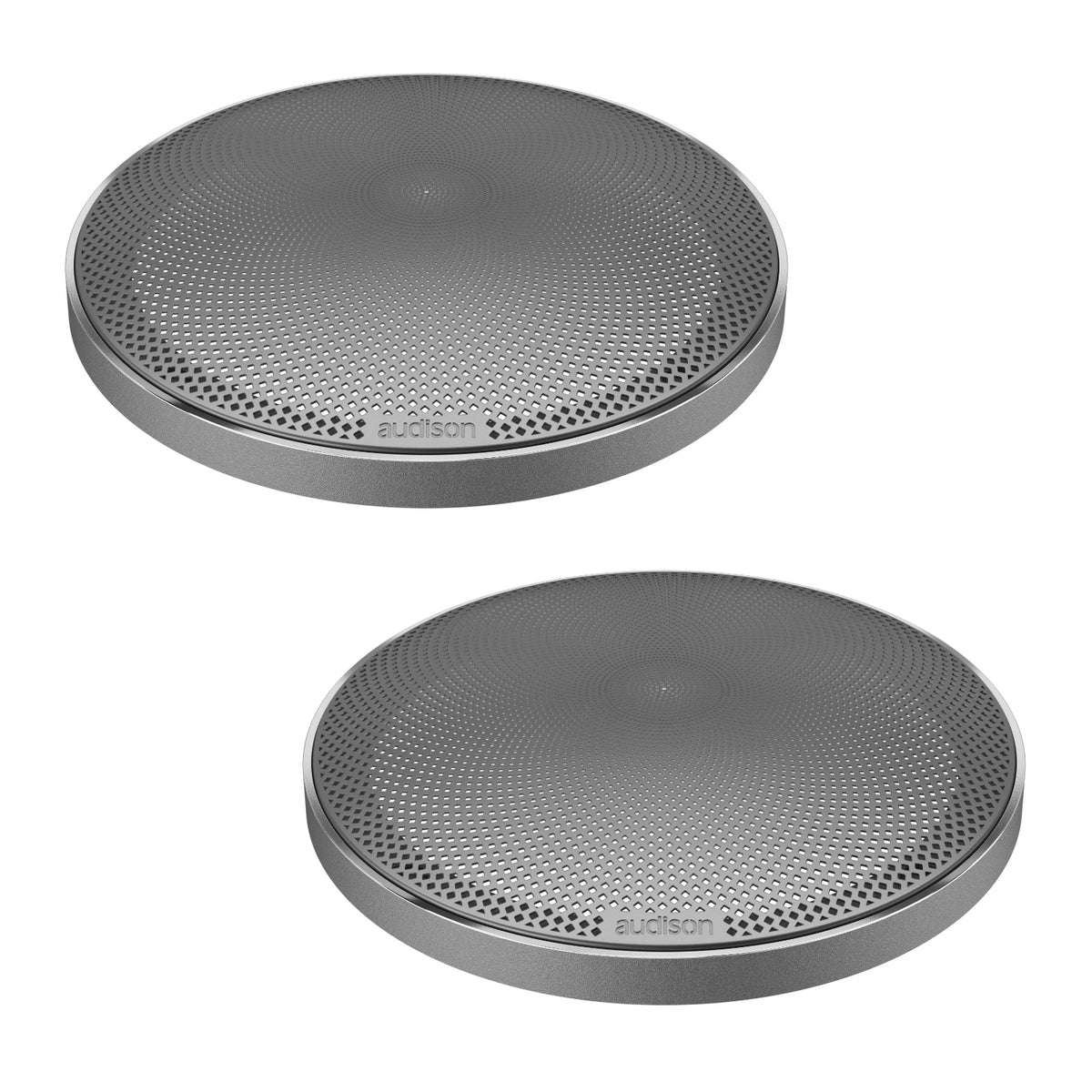 Audison Voce II AVG 6.5 S II Silver Midrange Speaker Grille Set for AV 6.5P - CEN