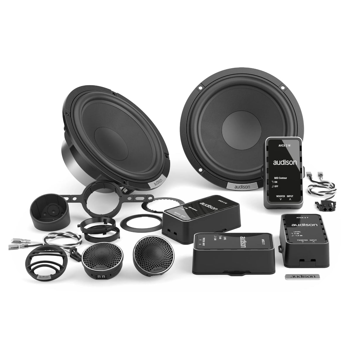 Audison Voce II AVK 6 S II 2 Way Passive Component Speaker Set 6.5 Inch 125w RMS - CEN