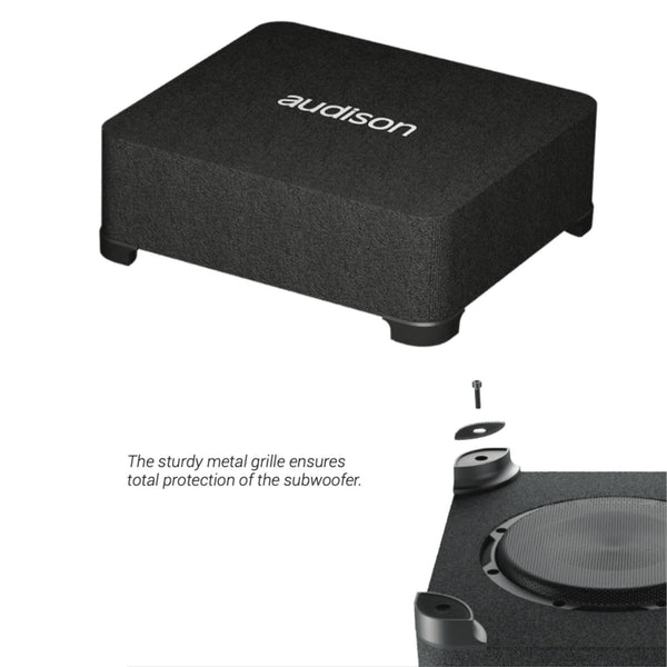 Audison Prima APBX 10 AS2 10" Active Subwoofer Enclosure Compact Sub Box 400w - CEN