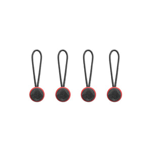 Peak Design Micro Anchor V4 Black & Red 4 Pack for Cuff, Leash and Slide Straps