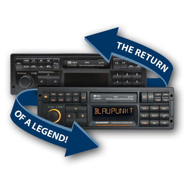 Blaupunkt Frankfurt RCM 82 DAB Retro Classic Car Stereo Bluetooth USB SD AUX - CEN