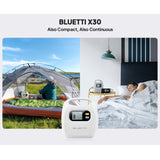 Bluetti X30 297Wh CPAP Power Bank Compact Portable For Camping Travel Emergency - CEN