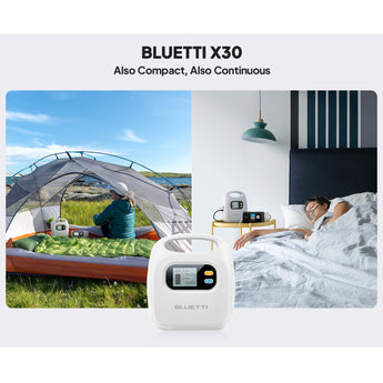 Bluetti X30 297Wh CPAP Power Bank Compact Portable For Camping Travel Emergency - CEN