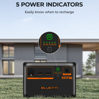 Bluetti B80P 806Wh Expansion Battery & Standalone Power Station 6 Year Warranty - CEN