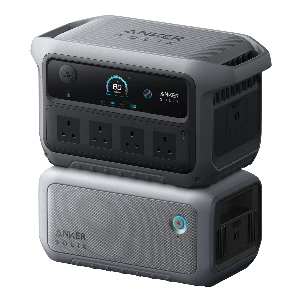 Anker SOLIX C2000 Gen 2 + BP2000 Expansion Battery 4096Wh Bundle