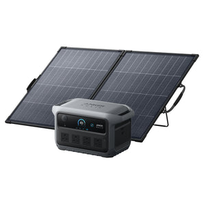 Anker SOLIX C2000 Gen 2 Battery Power Station + PS200 Bifacial Solar Panel 200w