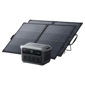 Anker SOLIX C2000 Gen 2 Battery Power Station + 2x PS200 Bifacial Solar Panel