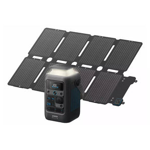 Anker SOLIX C300X DC Portable Power Station + 100W PS100X Solar Panel