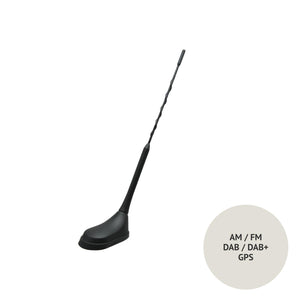 Calearo AM FM & DAB+ GPS Aerial Roof Mount Short Whip Digital Antenna 7677845 - CEN