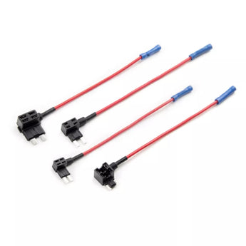 Dash Cam Hardwire Fuse Tap Kit Low Profile Mini Micro Standard Piggy Back Fuses - CEN