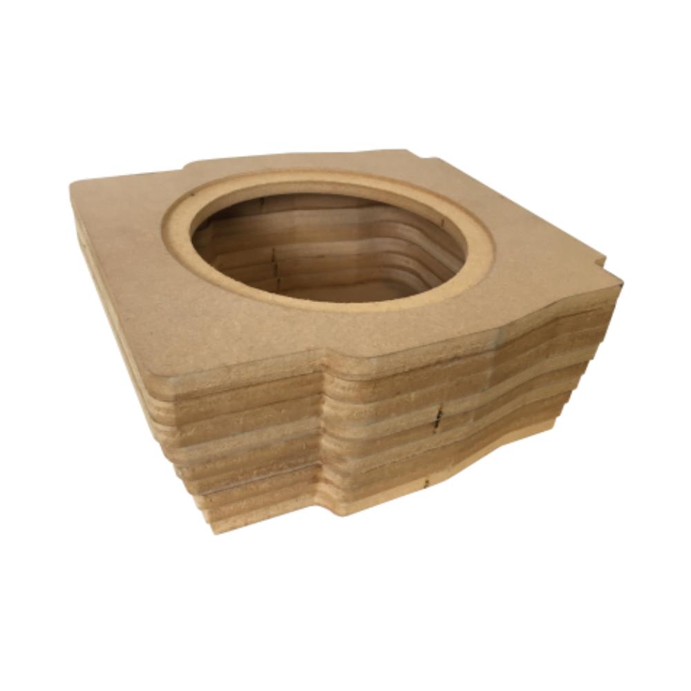 VW Volkswagen Transporter T5 T6 T6.1 Under Seat MDF Sub Box Subwoofer Enclosure - CEN