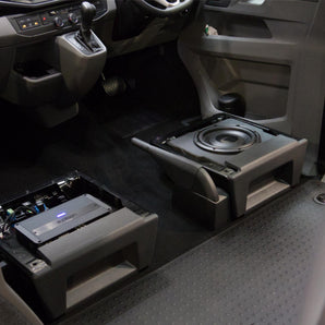 VW Volkswagen Transporter T5 T6 T6.1 Under Seat MDF Sub Box Subwoofer Enclosure - CEN