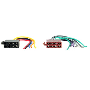 Male ISO to Bare Power and Speaker Wire Car Stereo Radio Harness Adaptor Cable - CEN
