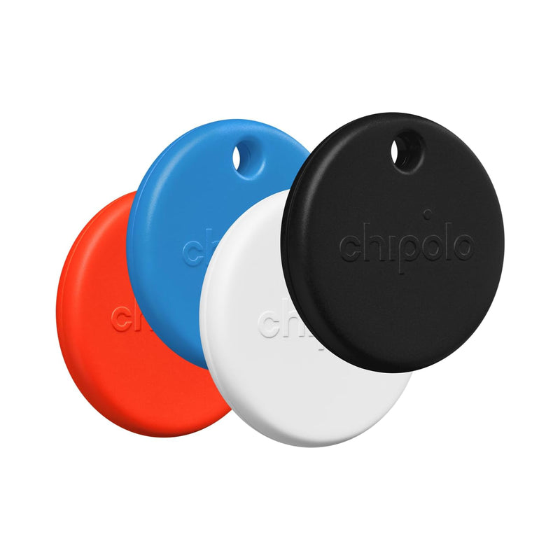 Chipolo POP Tracker Tag Works with Apple or Google's Find My 4 Pack Standard Mix