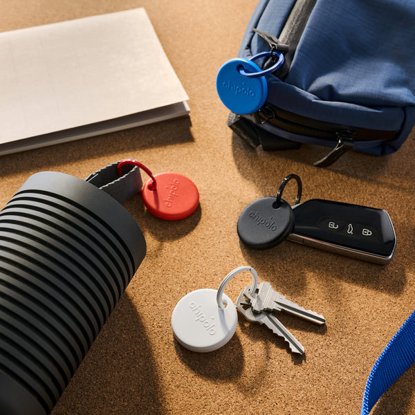 Chipolo POP Tracker Tag Works with Apple or Google's Find My 4 Pack Standard Mix - CEN