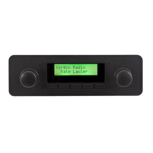 Classic Car Stereo 200 DAB Spindle Mount Radio Stereo Bluetooth Rear USB Black - CEN