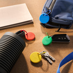 Chipolo POP Tracker Tag Works with Apple or Google's Find My 4 Pack Colour Mix - CEN