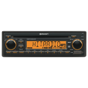 Continental CDD7418UB-OR Bluetooth Car Stereo DAB Radio CD Player USB Retro OEM - CEN