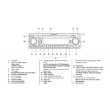 Continental CDD7418UB-OR Bluetooth Car Stereo DAB Radio CD Player USB Retro OEM - CEN