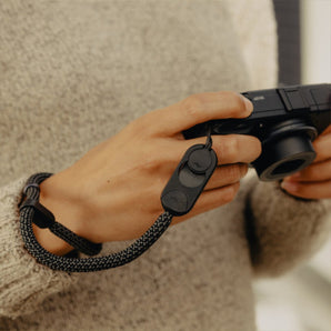 Peak Design Cuff Rope Black Camera Wrist Strap with Quick Release Anchors