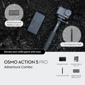 DJI Osmo Action 5 Pro Adventure Combo 4K 120fps 1/1.3 Inch Sensor Action Camera