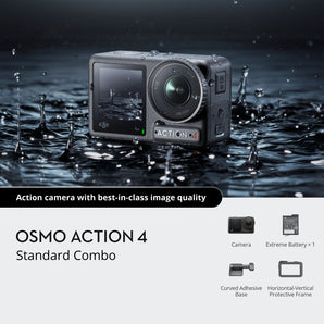 DJI Osmo Action 4 Standard Combo 4K 120fps 1/1.3 Inch Sensor Action Camera