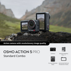 DJI Osmo Action 5 Pro Standard Combo 4K 120fps 1/1.3 Inch Sensor Action Camera