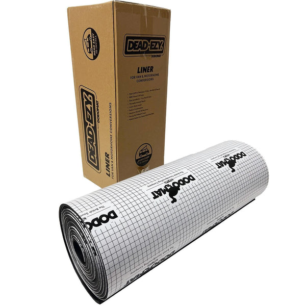 Dodo Mat DEAD-EZY Liner 5m Roll Car Van Insulation 5mm Sound Proofing 2.5sq.m - CEN