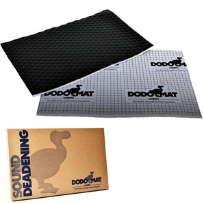 Dodo Mat DEADN Pro Sound Deadening 10 Black Sheets Car Vibration Damper Proofing - CEN