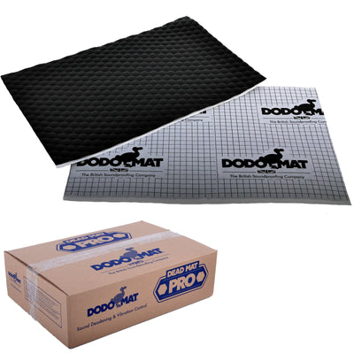 Dodo Mat DEADN Pro Sound Deadening 40 Black Sheets Car Vibration Damper Proofing