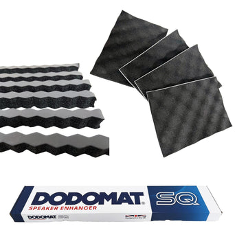 Dodo Mat SQ Speaker Enhancer 6x Flex Strips & 4x Liner Pads Wave Acoustic Foam - CEN