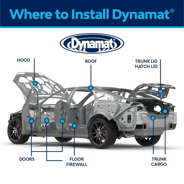 Dynamat Xtreme Bulk Pack Car Sound Proofing Extreme Deadening Noise Reduction - CEN